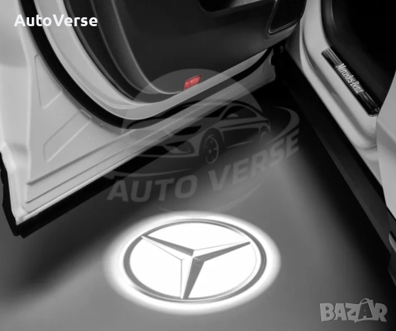 LED прожектори с лого за врати - 2 бр.