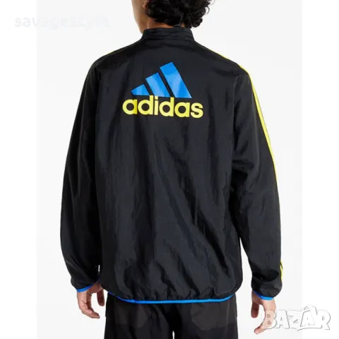 Спортно мъжко яке ADIDAS x Manchester United Icons Woven Jacket Black, снимка 1 - Якета - 48023332