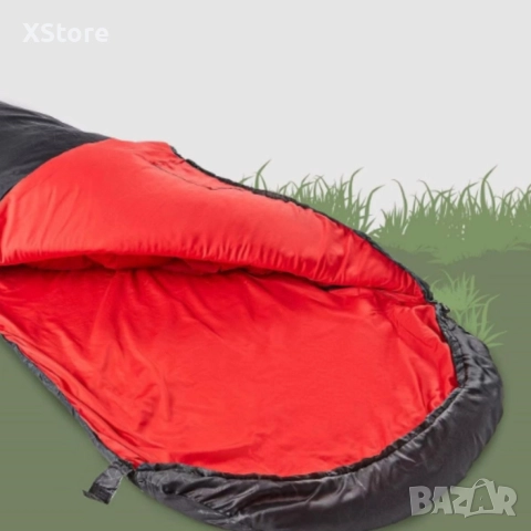 Лек летен спален чувал Living & Garden в син и червен цвят, снимка 5 - Други стоки за дома - 52588779