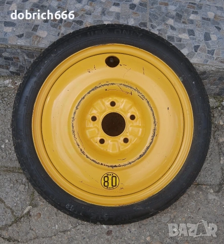 Резервна гума патерица 16 5х114.3 Mazda Kia Hyundai Toyota Nissan Mitsubishi 5x114.3 67.1мм