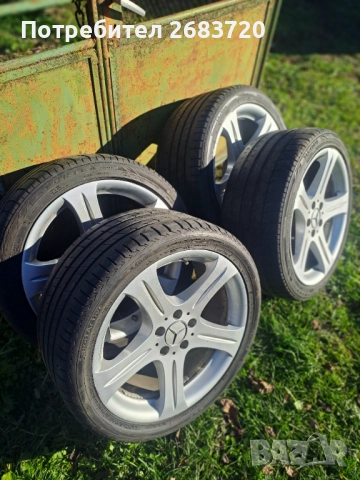 Летни джанти 18 за Mercedes със гуми 2 те 265/35R18 другите 245/40R18 , снимка 2 - Гуми и джанти - 52816152