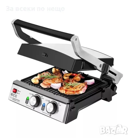 ✨Грил/скара ECG KG 2033 Duo Grill & Waffle, 2000W, снимка 1 - Скари - 46988903