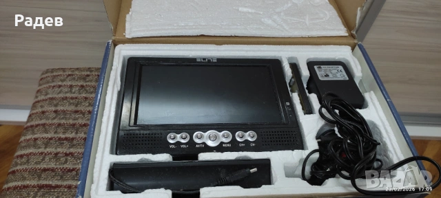 Телевизор/монитор 7 инча, снимка 3 - Телевизори - 53596548