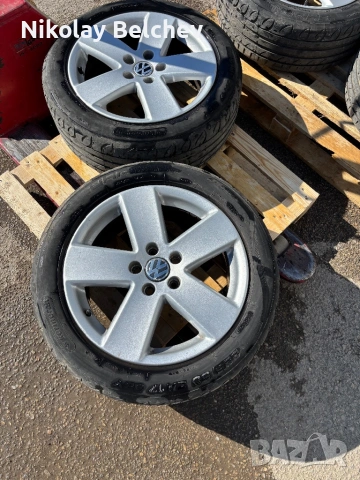 Гуми с джанти 5 х112 R17, снимка 2 - Гуми и джанти - 53752878