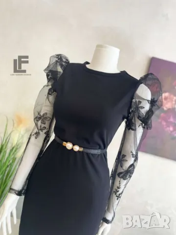 Рокля LFS Wonder All Black 9502  , снимка 2 - Рокли - 50434785