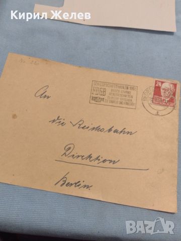 Два стари пощенски пликове с марки и печати Германия за КОЛЕКЦИЯ ДЕКОРАЦИЯ 46086, снимка 9 - Филателия - 46398374