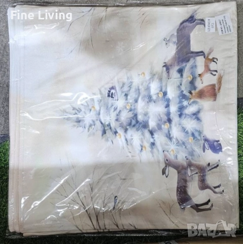 Коледни декоративни калъфки за възглавници – 7 уникални празнични дизайна, 45×45 см - 6бр в комплект, снимка 15 - Декорация за дома - 52073587