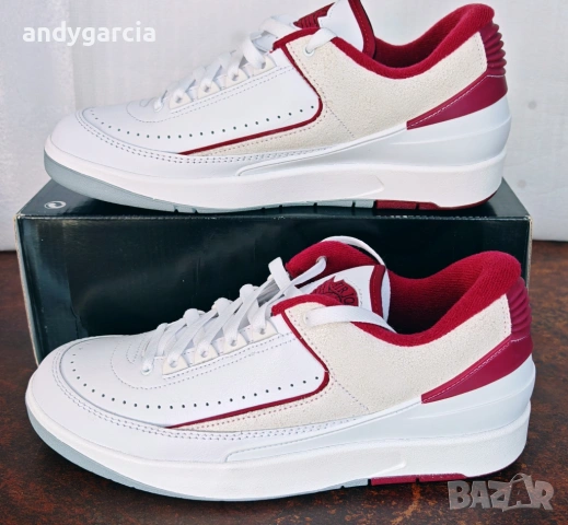  Nike Air Jordan 2 Retro Low 42.0 ти номер или 26.5 см стелка, чисто нови с кутия 100% оригинални