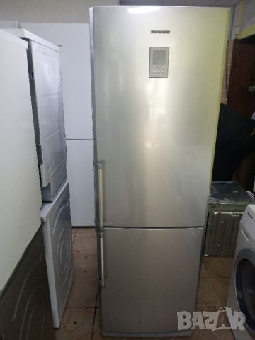 Иноксов комбиниран хладилник с фризер Samsung 2 години гаранция!, снимка 1 - Хладилници - 46016913
