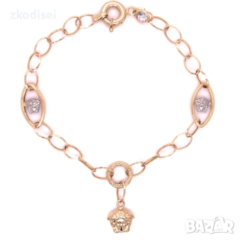 Златна дамска гривна 3,09гр. 20,0см. 14кр. проба:585 модел:38161-1