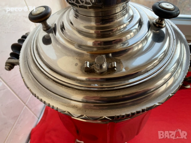 Стар руски имперски самовар Братья Воронцовы, снимка 7 - Антикварни и старинни предмети - 53788756