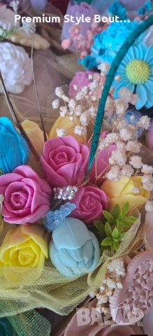 букет от соеви свещи , снимка 10 - Декорация за дома - 54004913