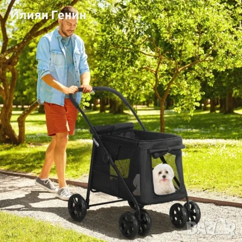 PawHut Количка за кучета с възглавница, снимка 9 - За кучета - 51575792