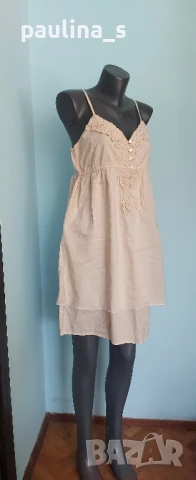 Три различни броя / Бледо розови маркови рокли с дантела / Розова рокля , снимка 9 - Рокли - 50555790