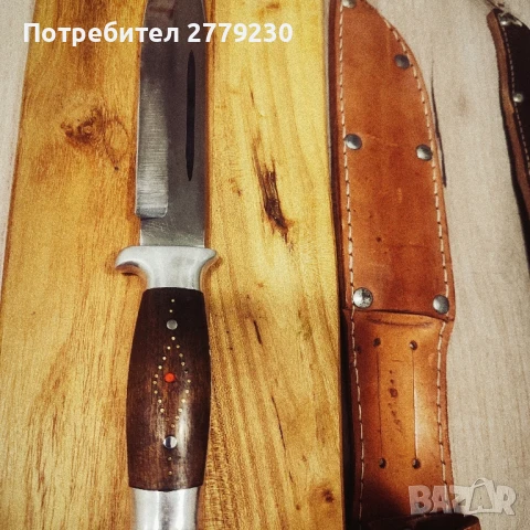 Ловен нож ръчна изработка от Едно време!, снимка 13 - Ножове - 50911030