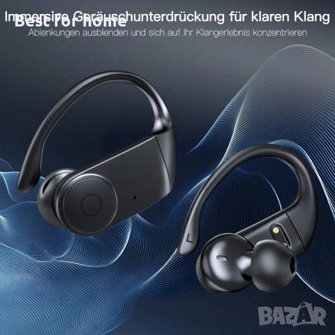Zenopar SP03 Open-Ear Спортни слушалки – Bluetooth 5.3, 40ч. батерия и IPX7 Водоустойчивост, снимка 4 - Bluetooth слушалки - 53165912