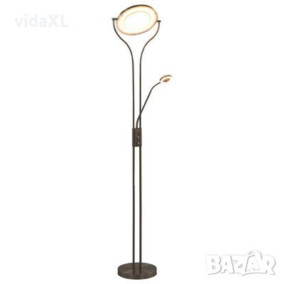 vidaXL Стояща лампа 18 W сребриста 180 см димируема*SKU:282415, снимка 1 - Лампиони - 45925601