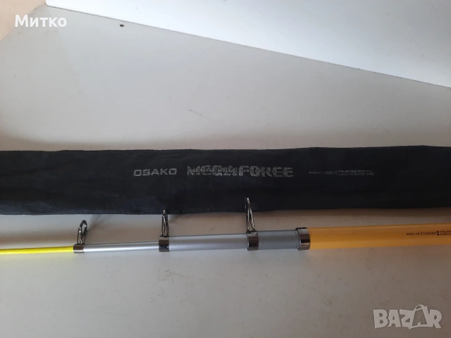 Въдицата тип телескоп марка OSAKO MEGAFORCE 4.2 метра модел 21234201 42T, снимка 13 - Въдици - 53698794