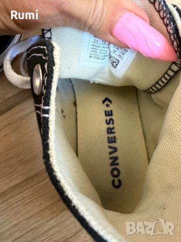 Оригинални високи черни кецове Converse ! 38 н, снимка 6 - Кецове - 48489624