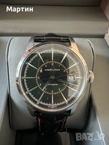 Автоматичен часовник ХАМИЛТЪН - HAMILTON - American Classic Railroad Auto - H40555731, снимка 3 - Мъжки - 52404146