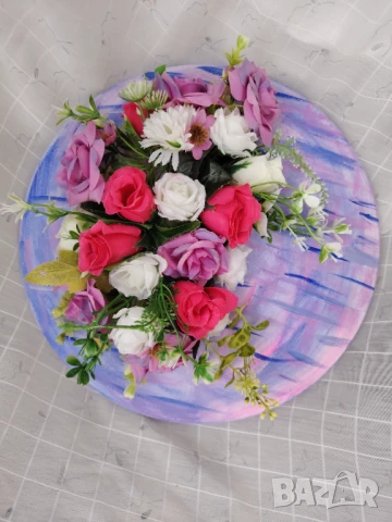 Флорално пано 30см , снимка 4 - Пана - 51010241