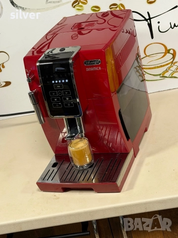 Кафемашина кафе автомат delonghi dinamica с гаранция, снимка 6 - Кафемашини - 52702191