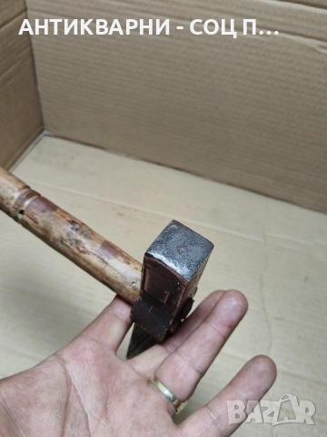 Соц Стар Каменоделски Чук 0.700кг. НОМЕР 1735., снимка 7 - Антикварни и старинни предмети - 53952054