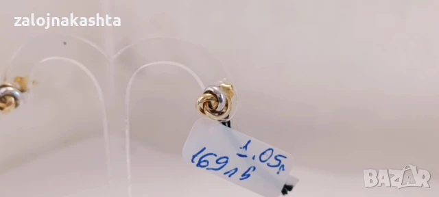 Нови Златни обеци-1,05гр/14кр, снимка 3 - Обеци - 50681261