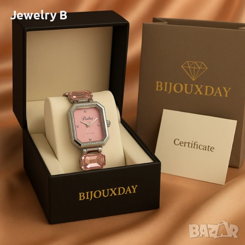 Дамски часовник🌸 Rose Crystal Watch