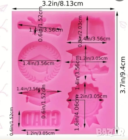 Молд абитуриенти , снимка 3 - Форми - 53088990
