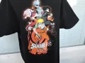 Naruto Squad 7 Manga Series Character Logo Black Tee T-shirt Mens Size XL/XXL , снимка 3