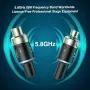 LEKATO MW-1 5.8G Безжична динамична микрофонна система Plug-on XLR, снимка 4