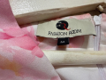 Нова луксозна рокля Fashion Room розов флорал волани къдри Уникална, женствена и супер ефектна рокля, снимка 18