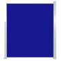 vidaXL Прибираща се странична тента, 160х500 см, синя, снимка 1 - Други - 45312194