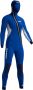 Пълен неопренов водолазен костюм Cressi Medas Lady, син (сребрист), размер L, снимка 1 - Водни спортове - 45981408