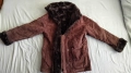 кожено яке "Gallery®"дамско,ново,естествена кожа-велур,размер 46, зимно,с качулка, снимка 2