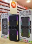 🔊 ABS-12202 – 12”×2 Xbass 200W 6000mah-50лв Професионална караоке тонколона, Bluetooth, 2 микрофонa, снимка 7