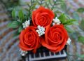 Декорация пиано със сапунени цветя, букет, рози, снимка 13