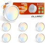 ALUSSO 6W LED крушки GU10 & MR16 с 50mm x 23mm монтаж за вграждане, 6 бр., снимка 1 - Лед осветление - 45069968