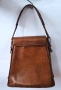 Българска винтидж ретро дамска чанта ръчна естествена дебела кожа соц, снимка 18