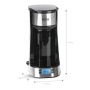1бр./ Програмируема кафеварка BEEM, Thermo 2 Go, с вграден термос 420 ml, 24h таймер, LCD екран, мие, снимка 6