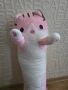 Плюшено дълго коте за гушкане мачкане и игра, снимка 6