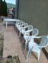 Градинска маса с 6 стола и две градински сгъваеми дървени кресла, снимка 10