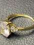 Златен пръстен венчална халка кубичен циркон ЧИСТО НОВ Gold halka venchalna prasten, снимка 8
