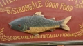 3D дървена табела "The Anglers Arms" Британски пъб бар, Реклама на "Strongable Good Food", снимка 3