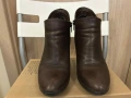 Кафяви боти на ток , снимка 5