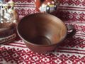 Стари български сувенирни менчета медна чаша кошница, снимка 7