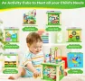 Образователна играчка Куб Монтесори Jojoin Wooden Activity Cube, снимка 5