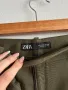 ZARA S зелен дамски панталон, снимка 3