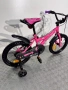 Детски велосипед С ПОМОЩНИ (като нов) за момиче Byox 16 цола/ колело, снимка 3